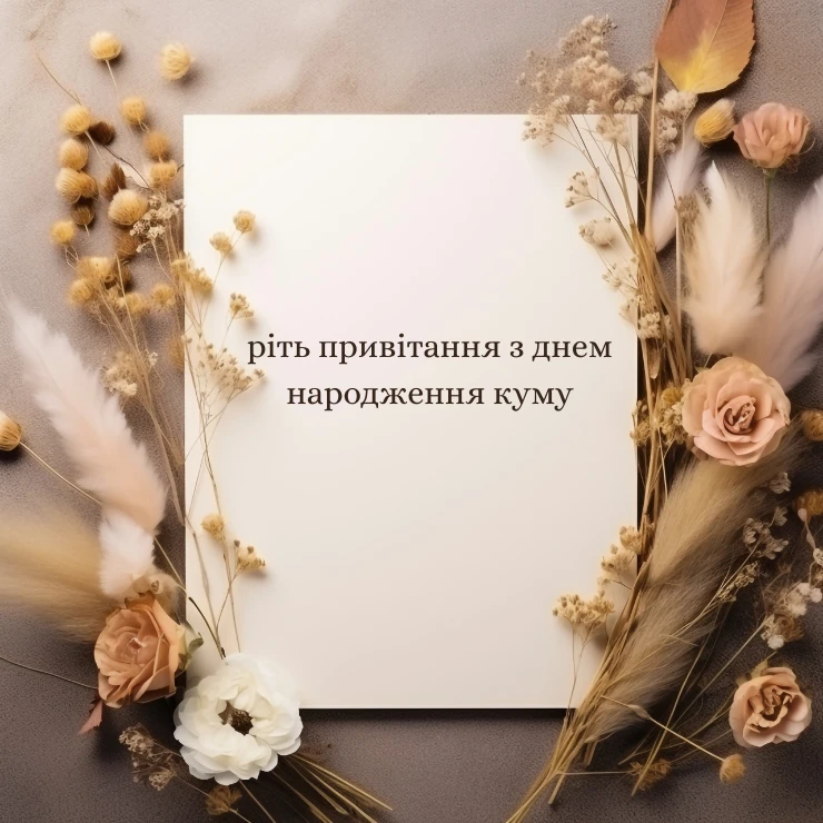 з днем народження кум патріотичні