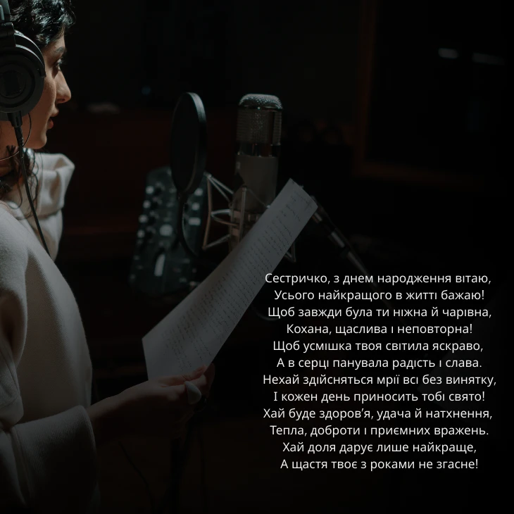 Привітання з днем народження сестри у віршах