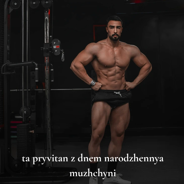 Нові українські привітання з днем народження мужчині