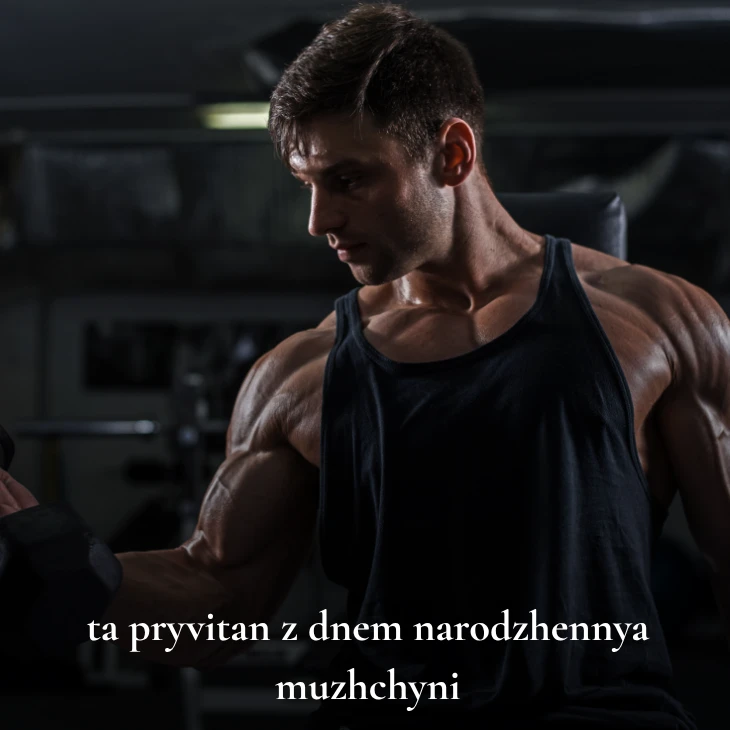 Нові українські привітання з днем народження мужчині