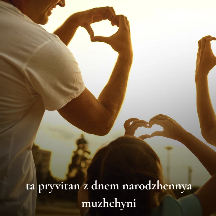 Нові українські привітання з днем народження мужчині 