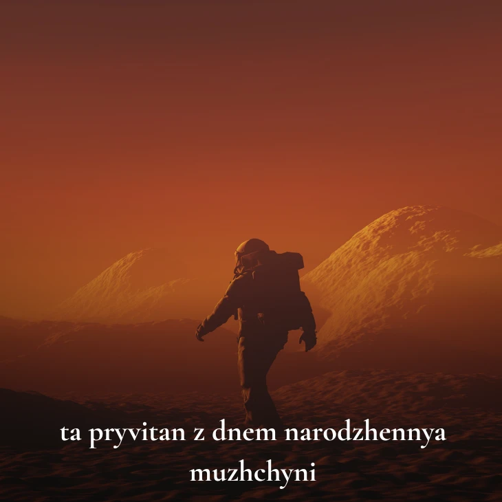 Нові українські привітання з днем народження мужчині 