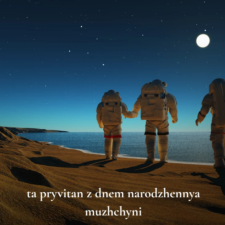 Нові українські привітання з днем народження мужчині 
