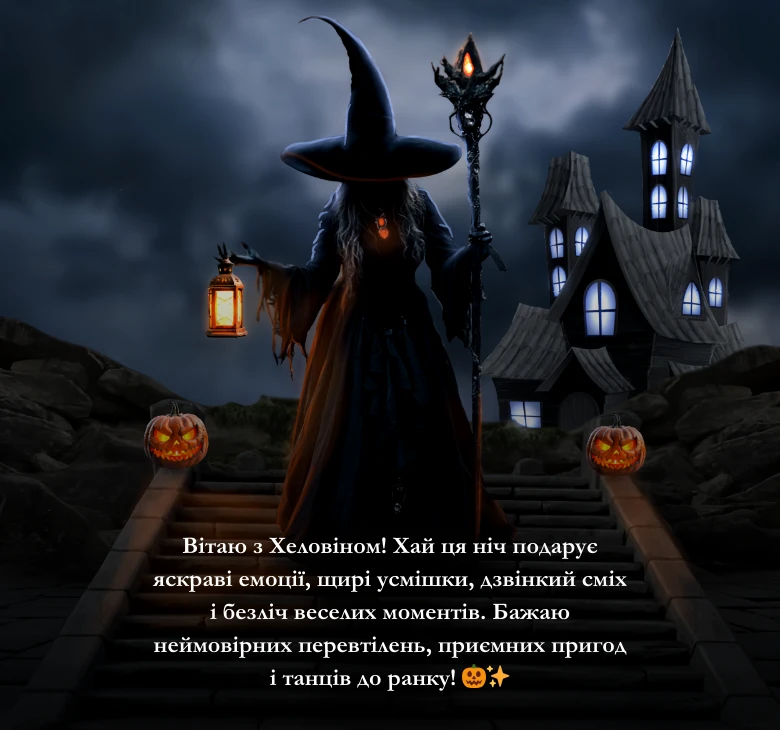 Прикольні картинки і листівки на Геловін