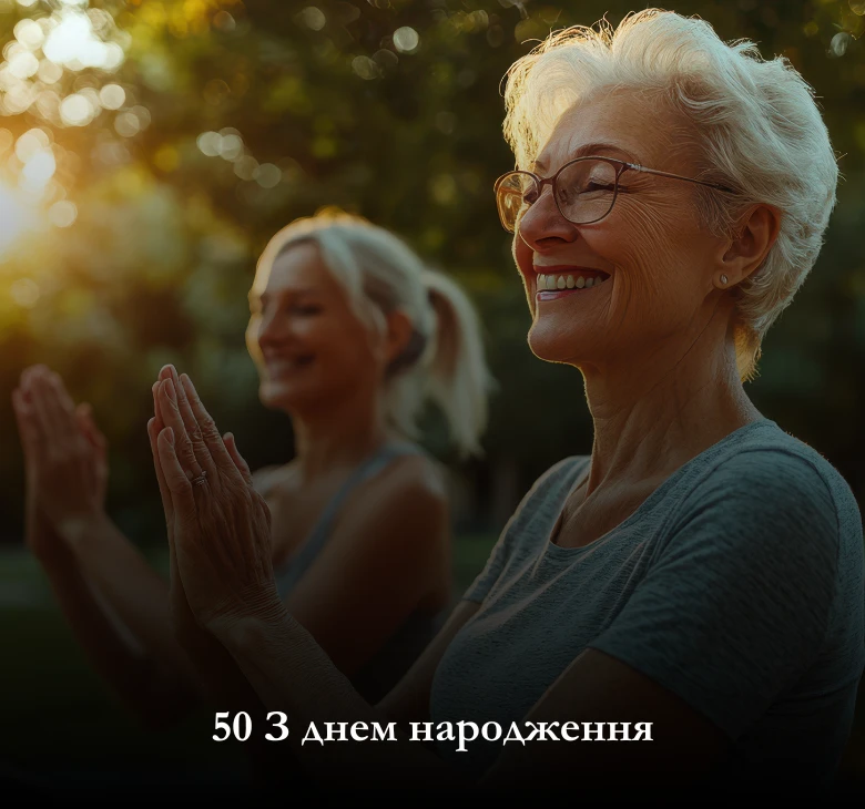 українською мовою картинки з 50 річчям жінці