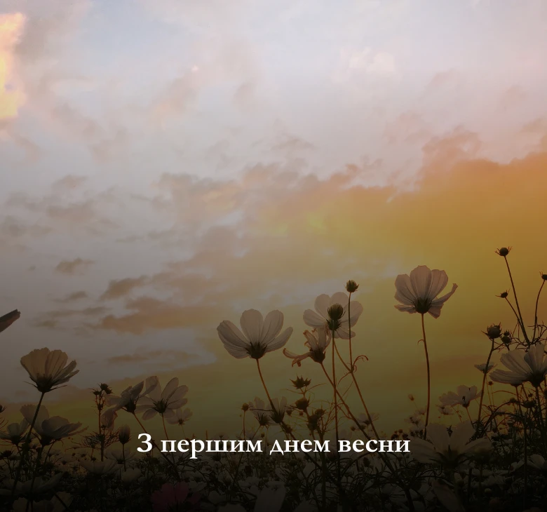 Листівки з першим днем весни