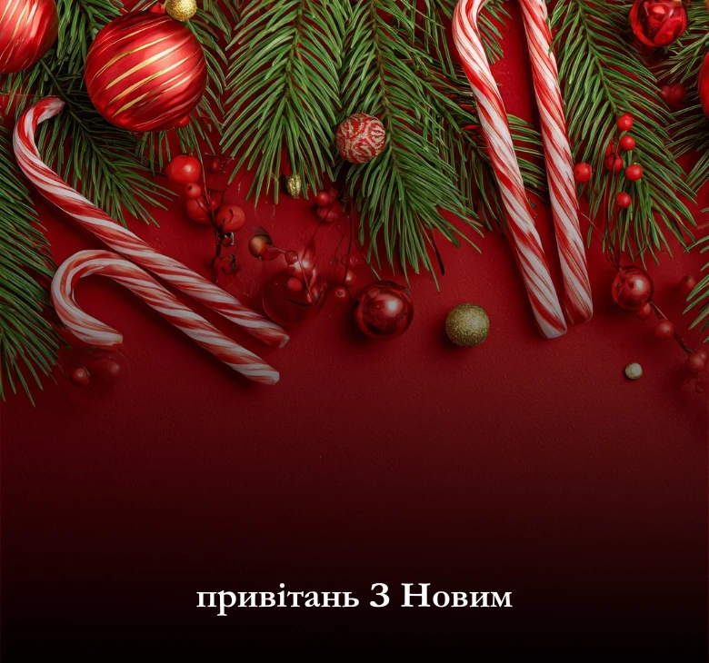 Оберіть привітання з Новим роком 2026