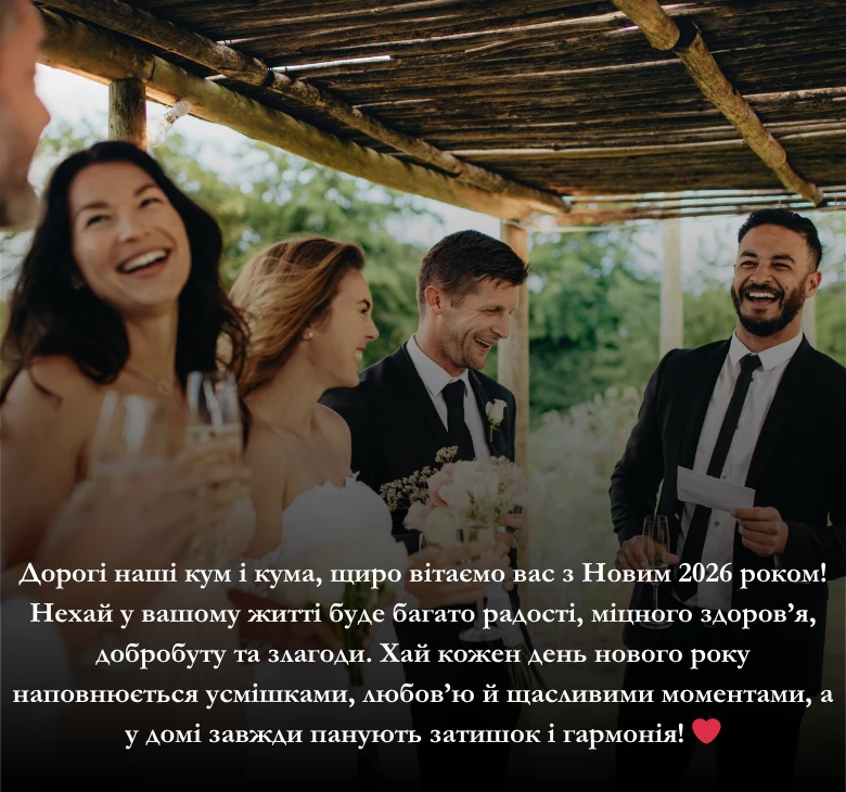 Приклади привітань з Новим роком 2026