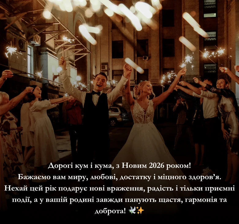 Приклади привітань з Новим роком 2026