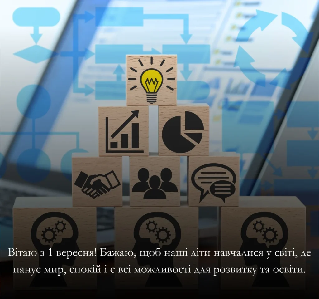 Привітання для учнів та першокласників