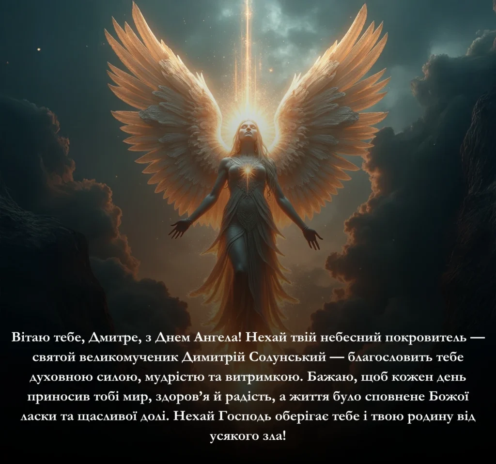 Щирі та зворушливі привітання з Днем Ангела Дмитра