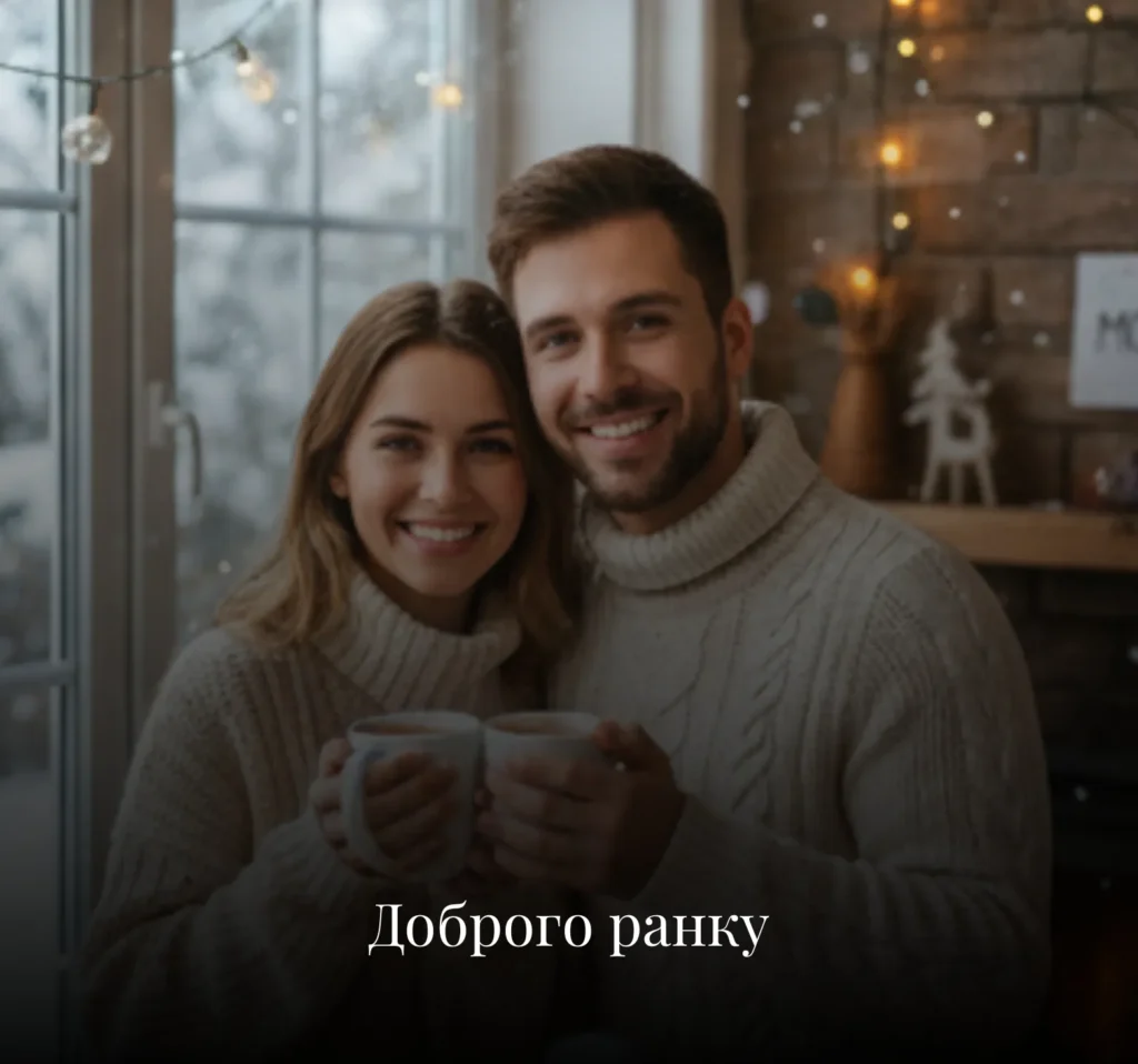 Гарні зимові листівки та картинки з добрим ранком у понеділок