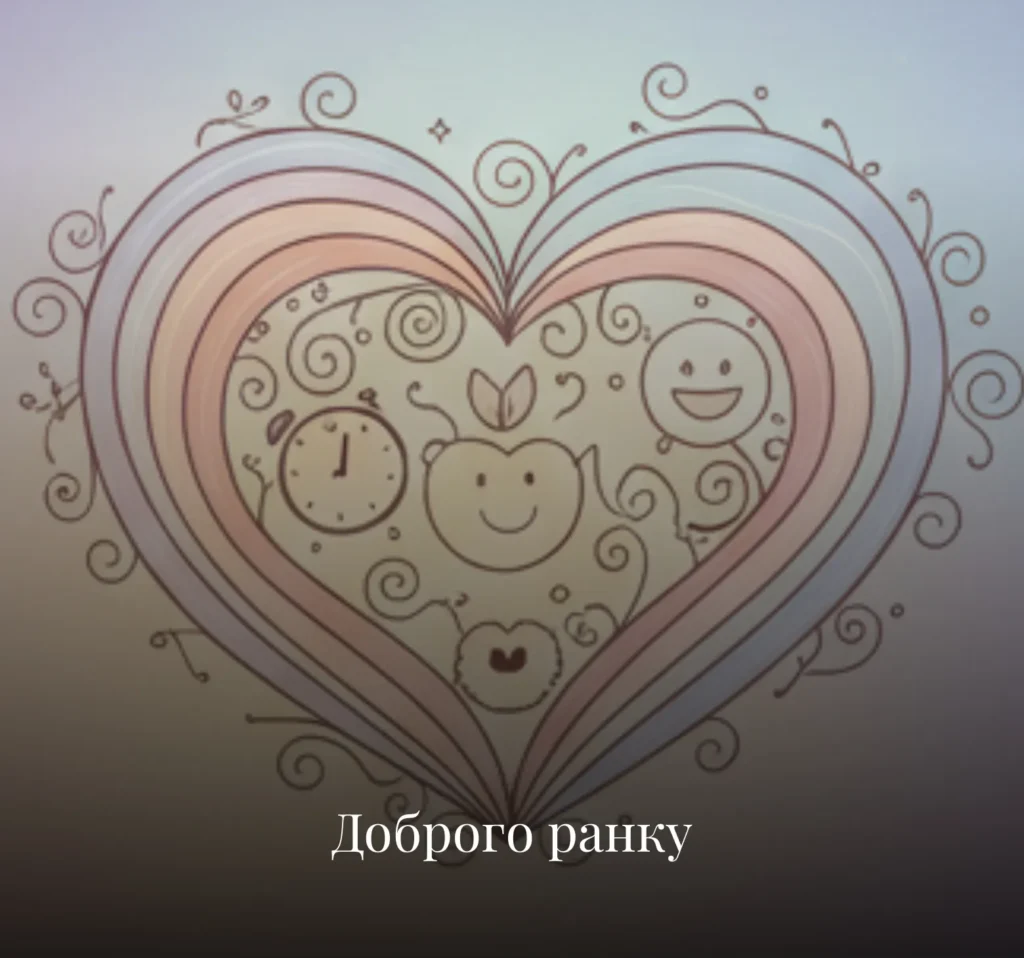 Листівки з добрим ранком на понеділок для коханих