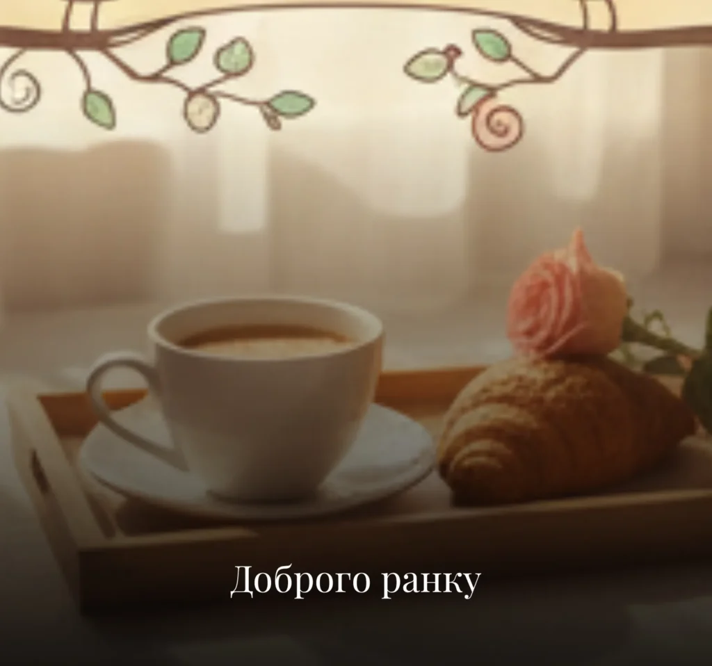 Листівки з добрим ранком на понеділок для коханих